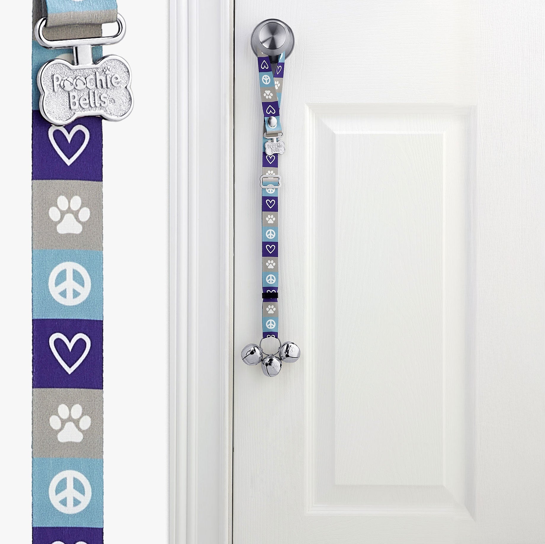 Adjustable PoochieBell - Dog's Life Peace Love Dog - Poochie - Pets