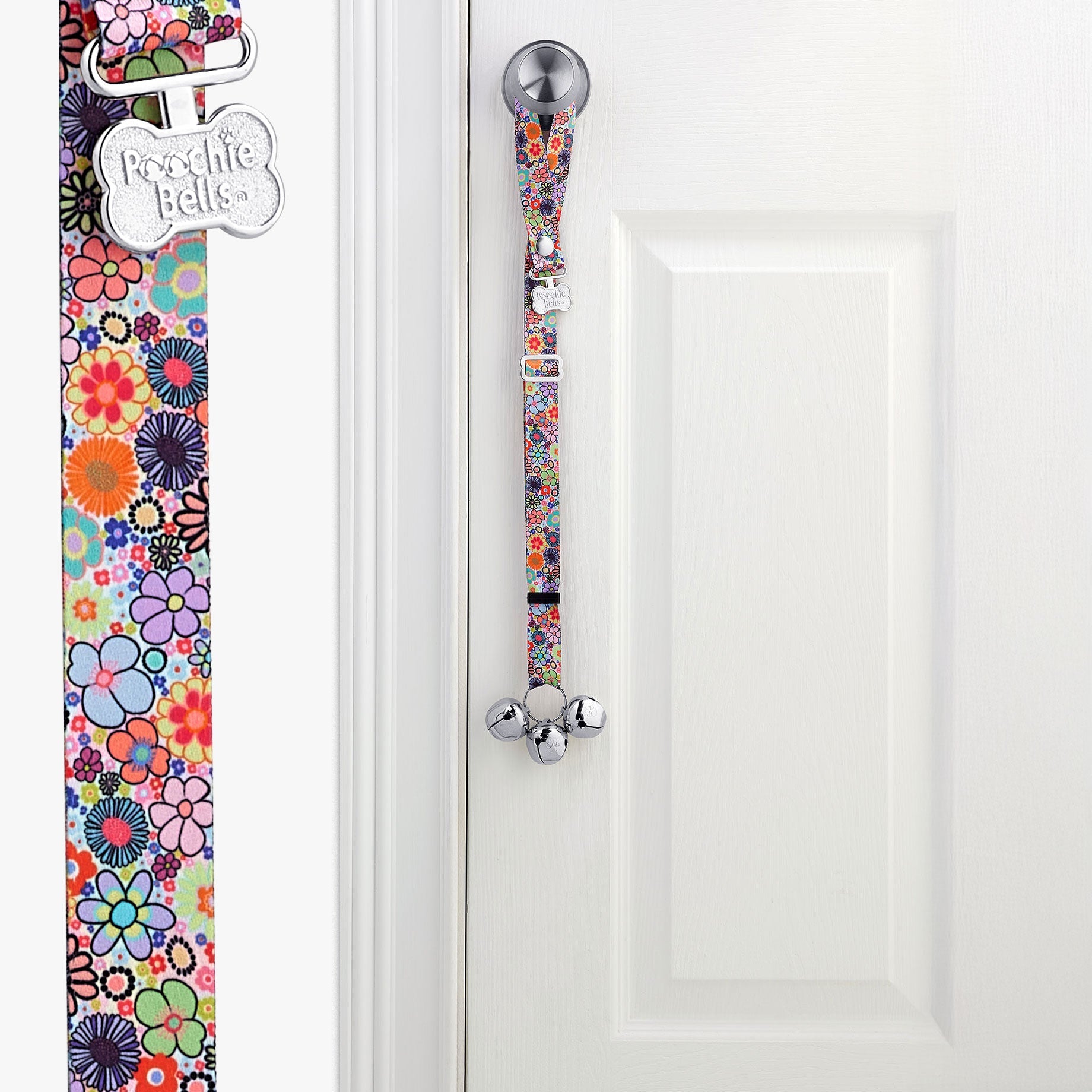 Adjustable PoochieBell - Garden Party Flower Power - Poochie - Pets