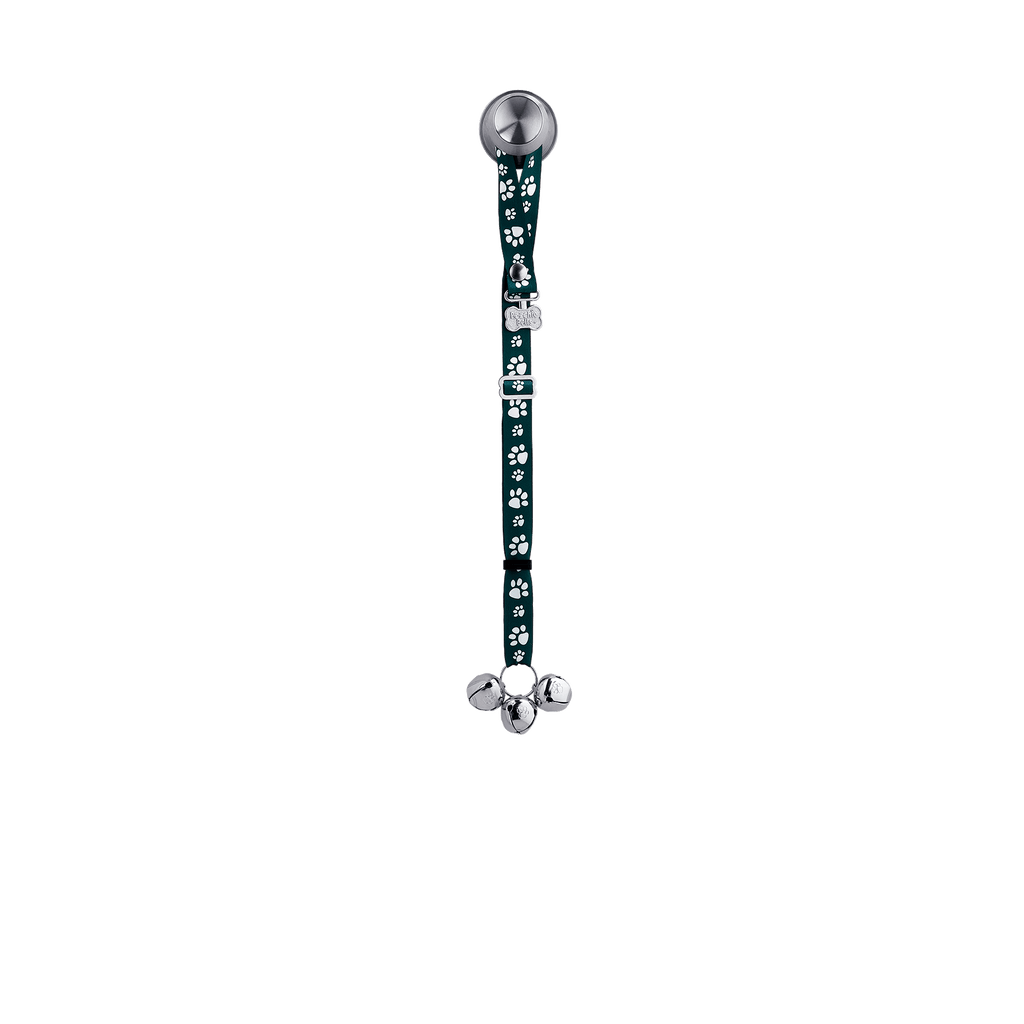Adjustable PoochieBell - Signature Tracks Dark Green - My Store
