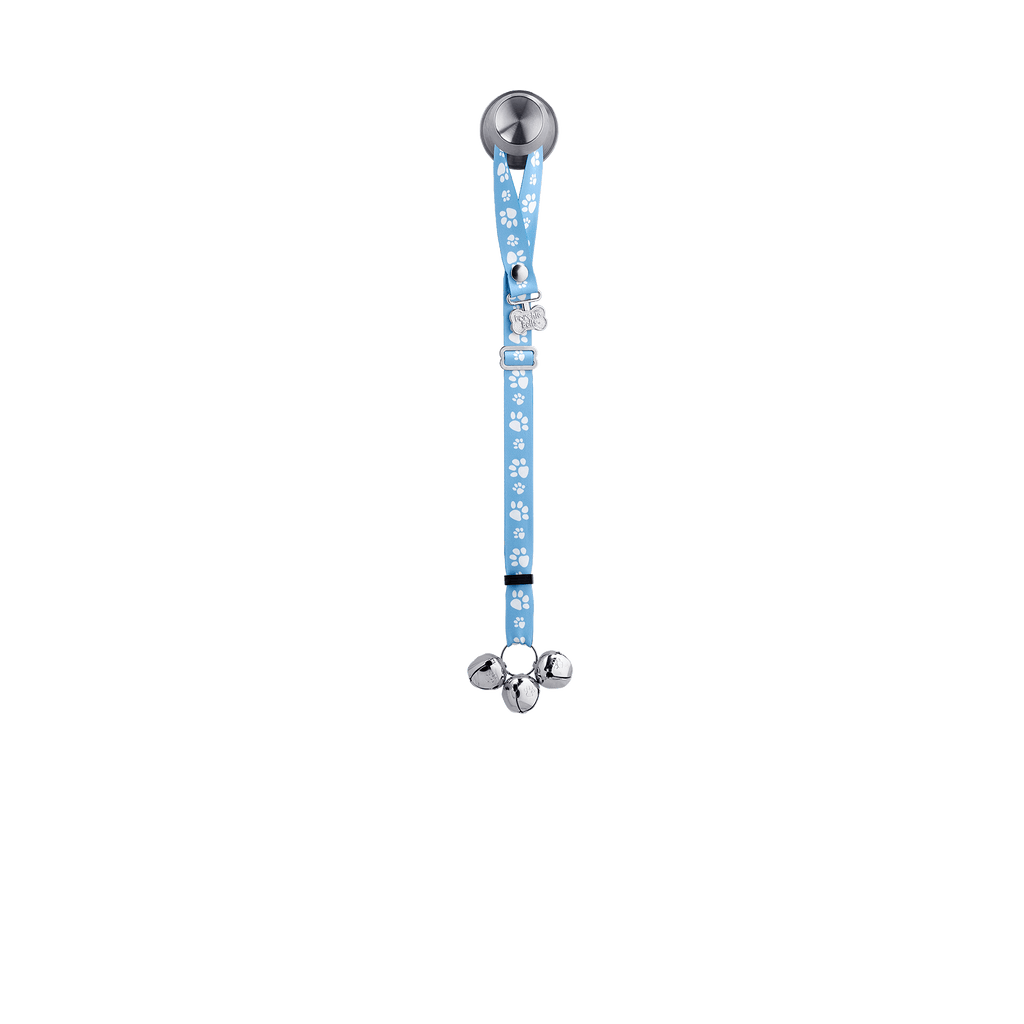 Adjustable PoochieBell - Signature Tracks Light Blue - My Store