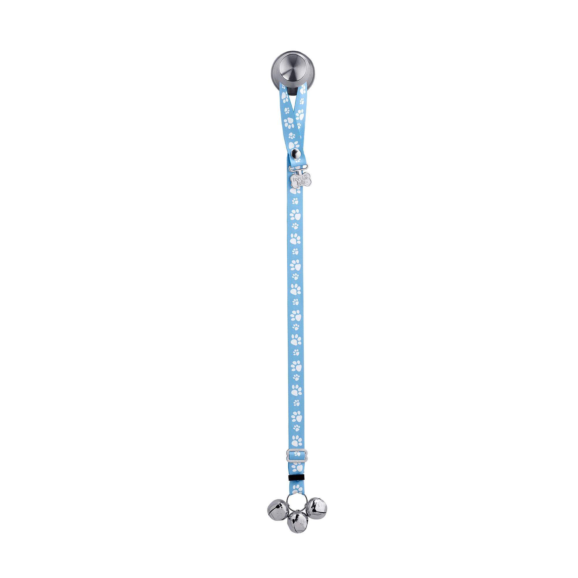 Adjustable PoochieBell - Signature Tracks Light Blue - My Store