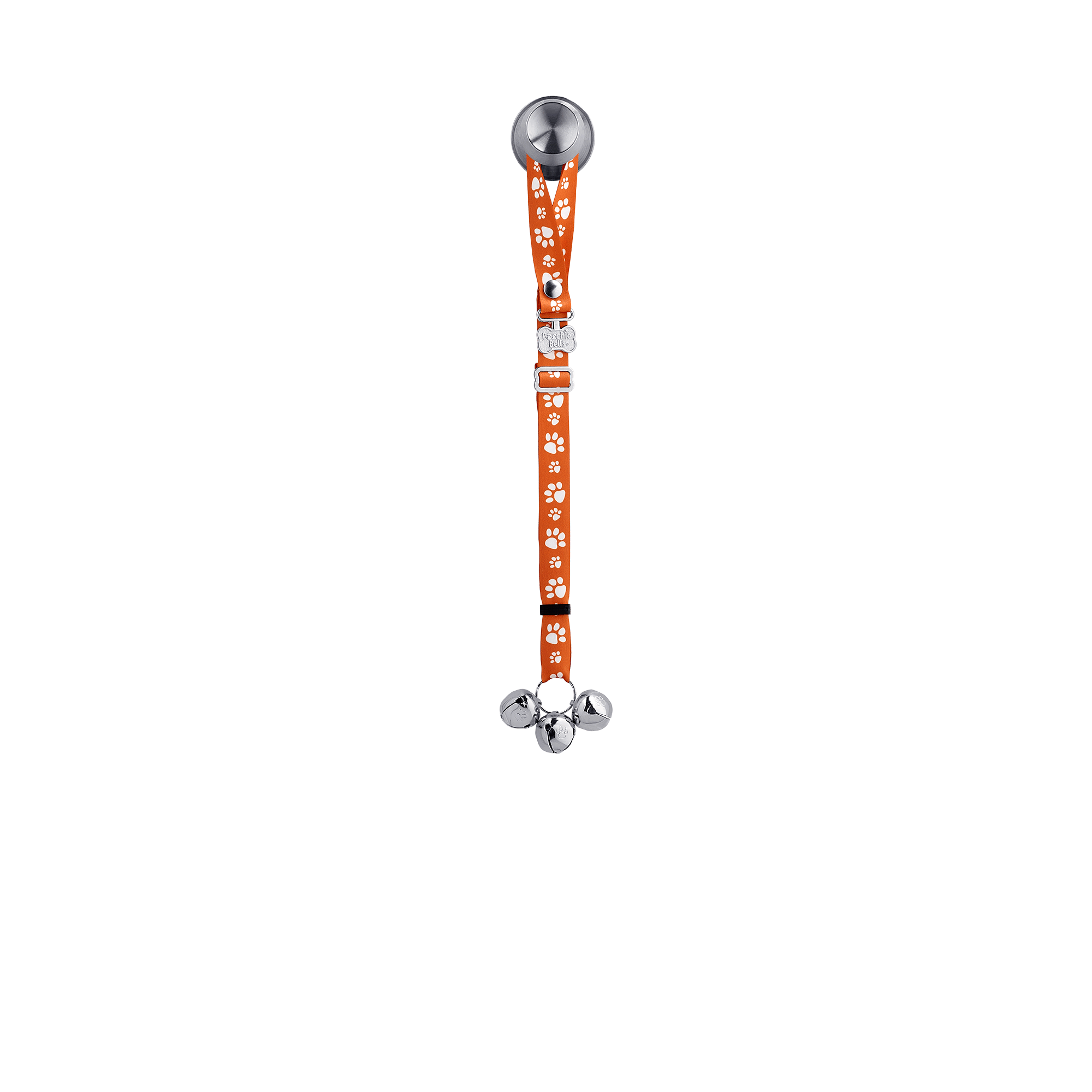 Adjustable PoochieBell - Signature Tracks Orange - My Store