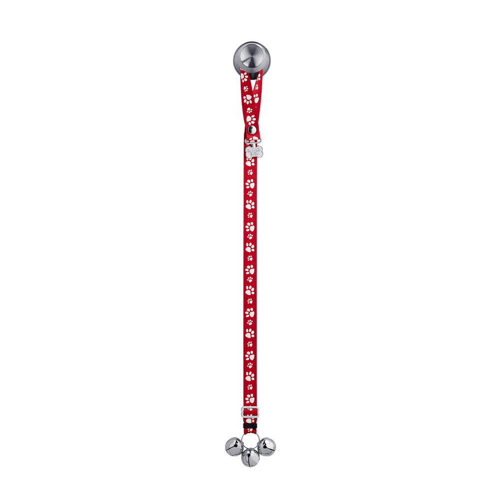 Adjustable PoochieBell - Signature Tracks Red - My Store