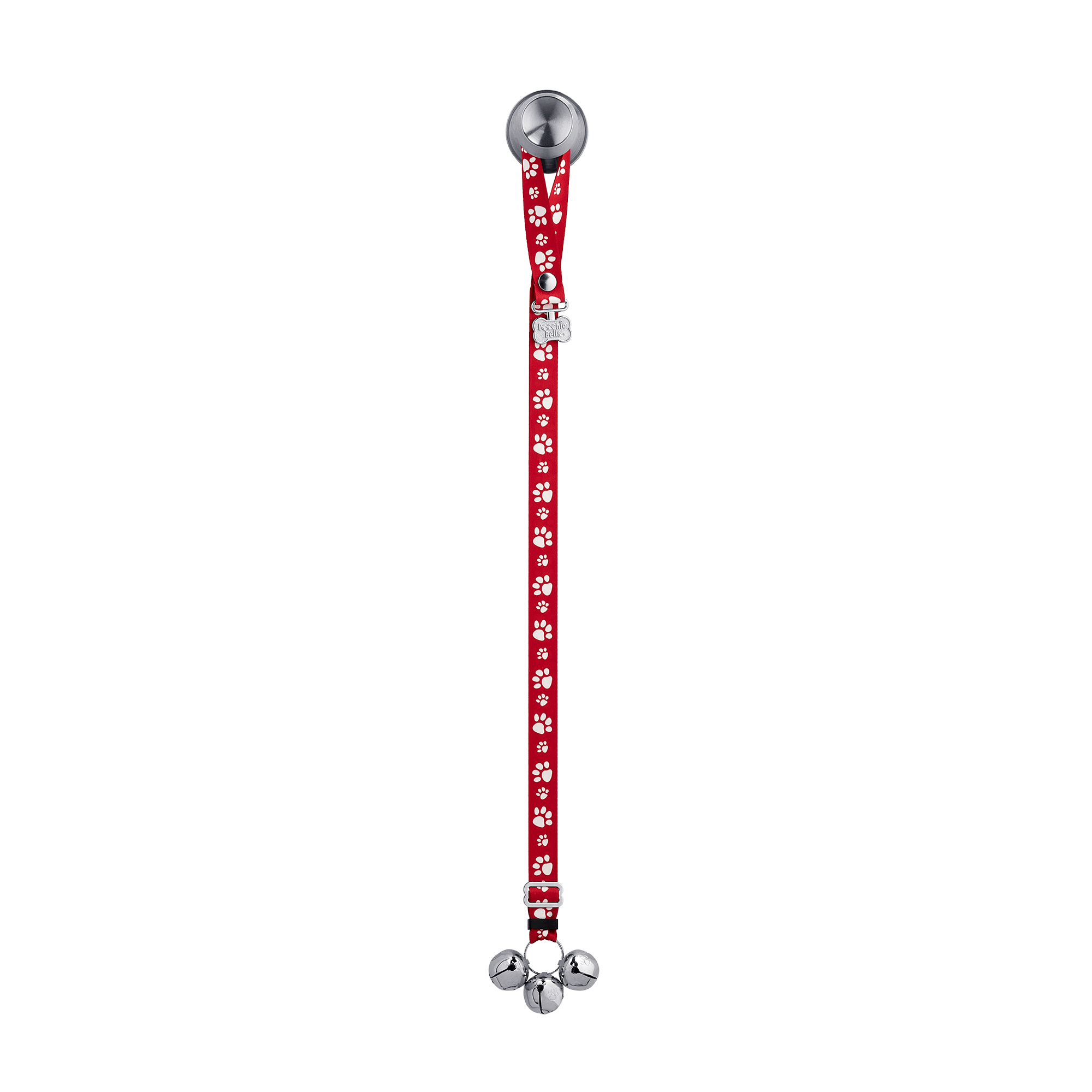 Adjustable PoochieBell - Signature Tracks Red - My Store