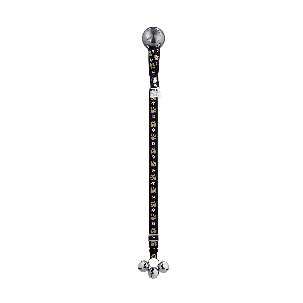 Adjustable PoochieBell - Team Tracks Black & Gold - My Store