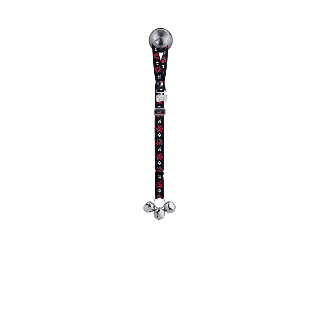 Adjustable PoochieBell - Team Tracks Black & Red - My Store