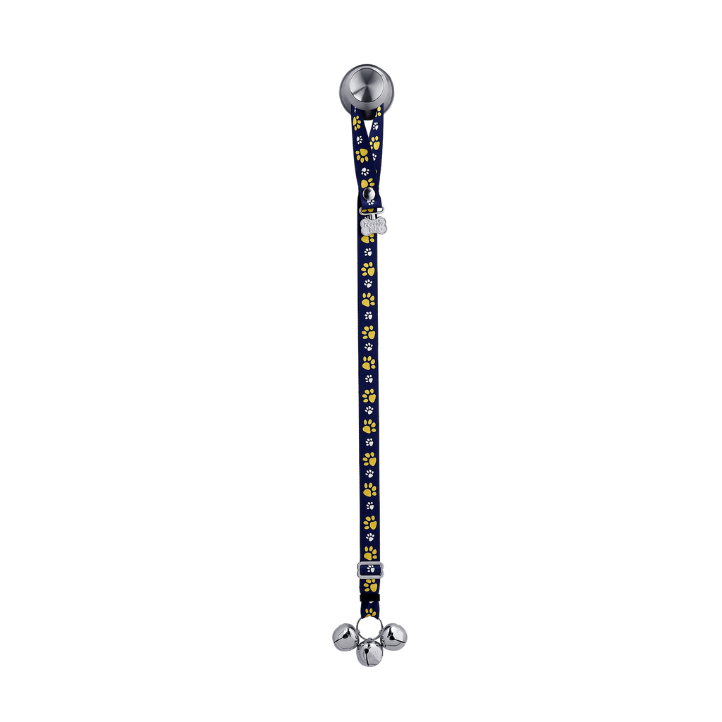 Adjustable PoochieBell - Team Tracks Blue & Gold - My Store