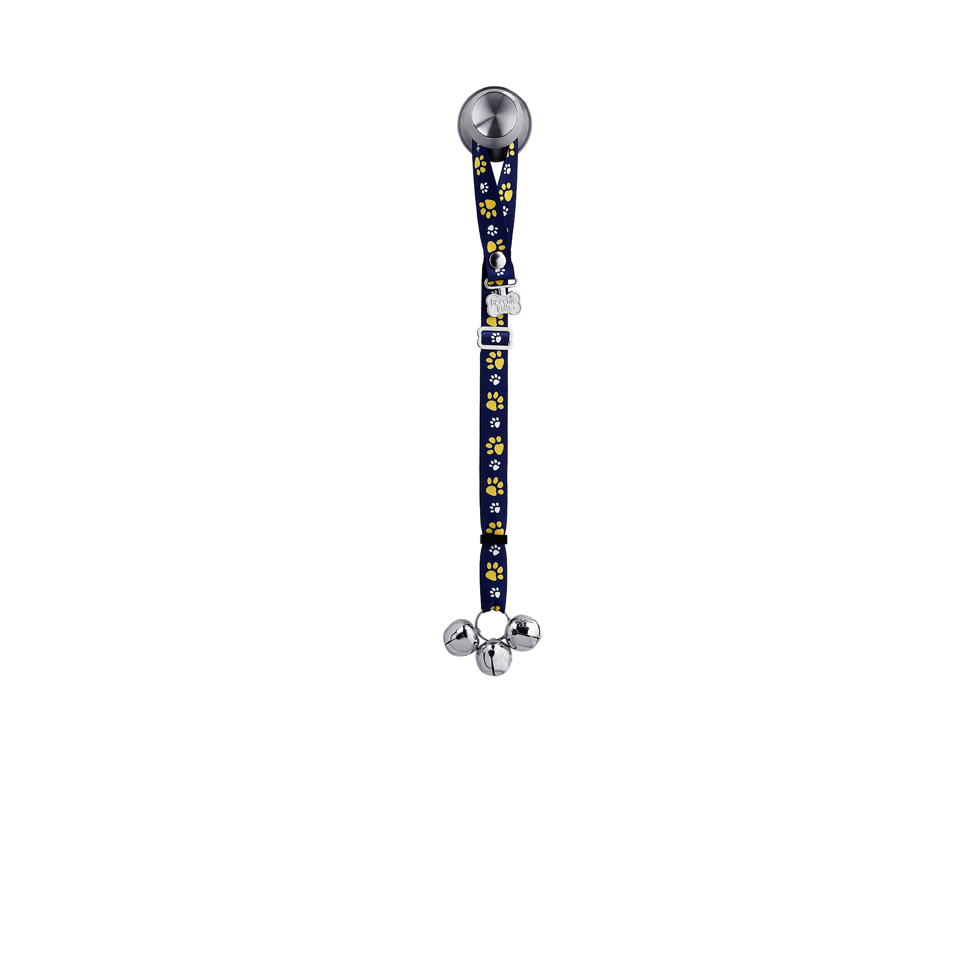 Adjustable PoochieBell - Team Tracks Blue & Gold - My Store