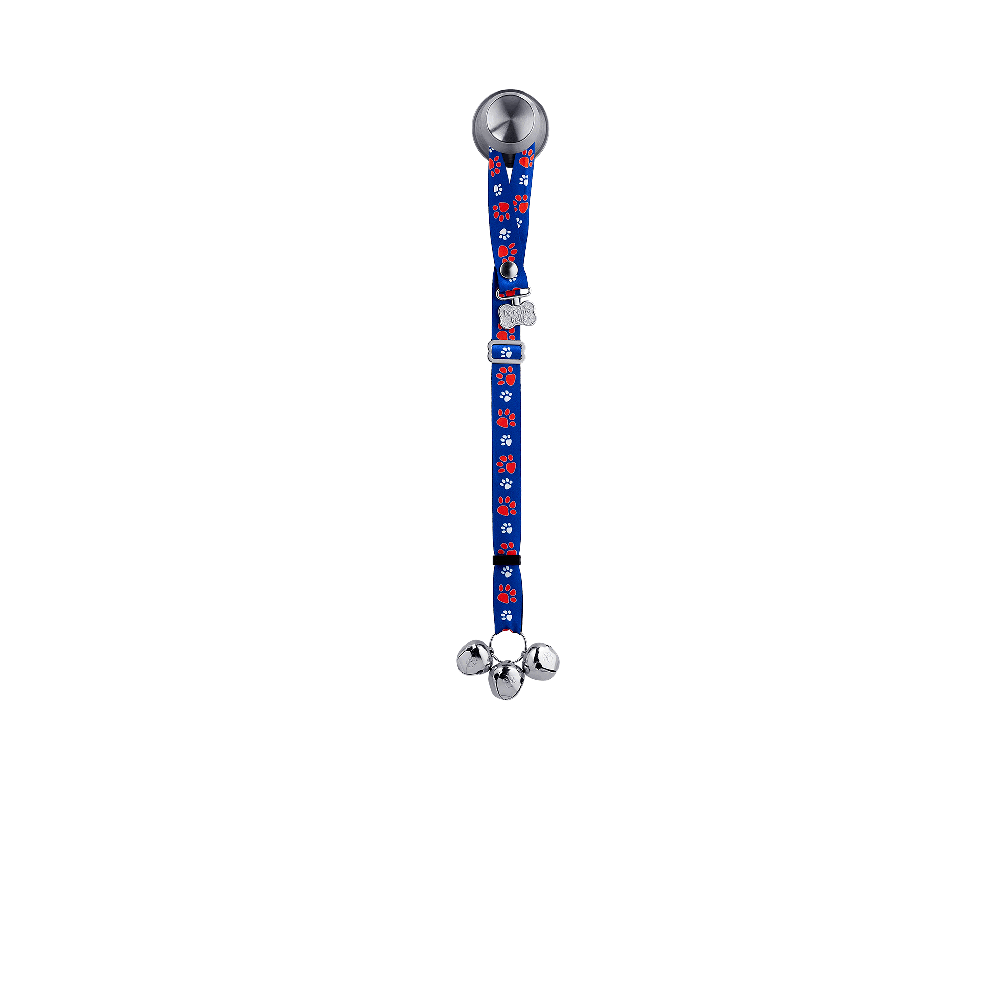 Adjustable PoochieBell - Team Tracks Blue & Orange - My Store