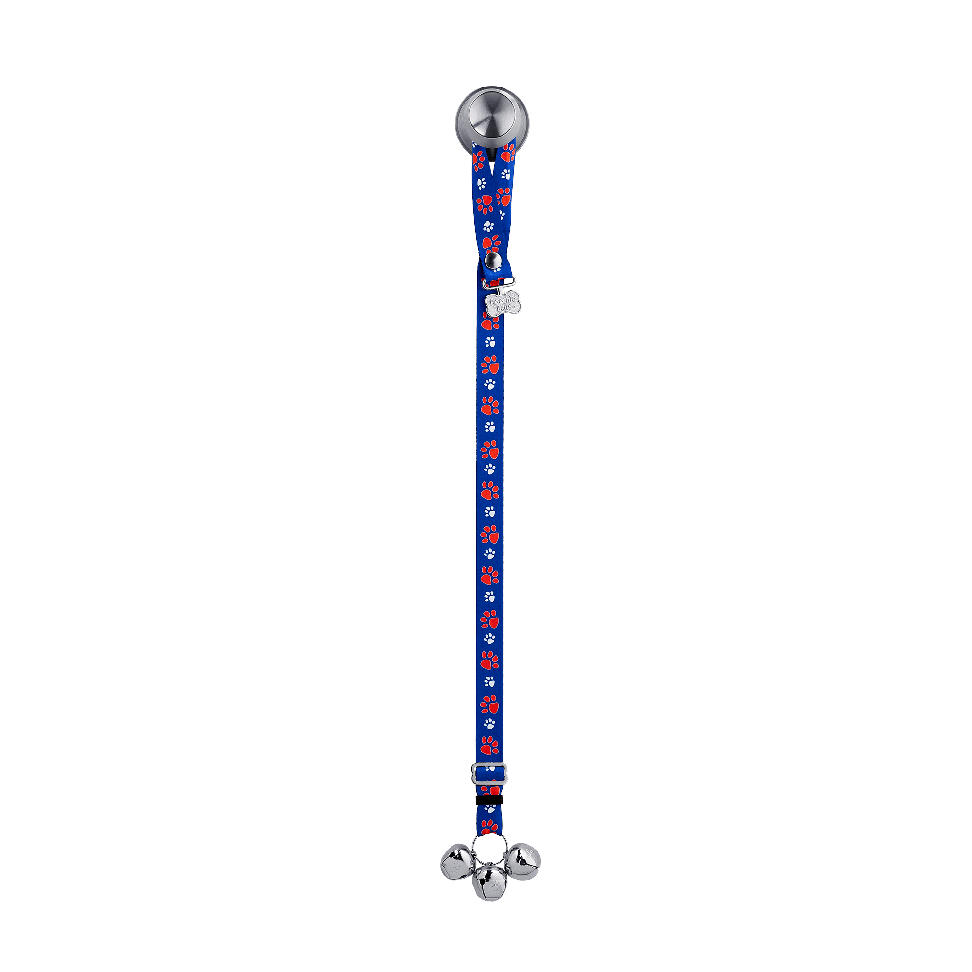 Adjustable PoochieBell - Team Tracks Blue & Orange - My Store