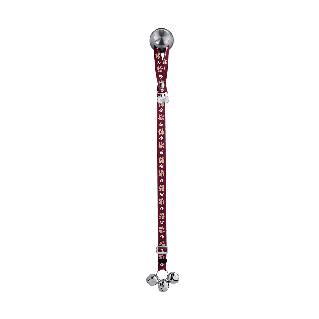 Adjustable PoochieBell - Team Tracks Garnet & Gold - My Store