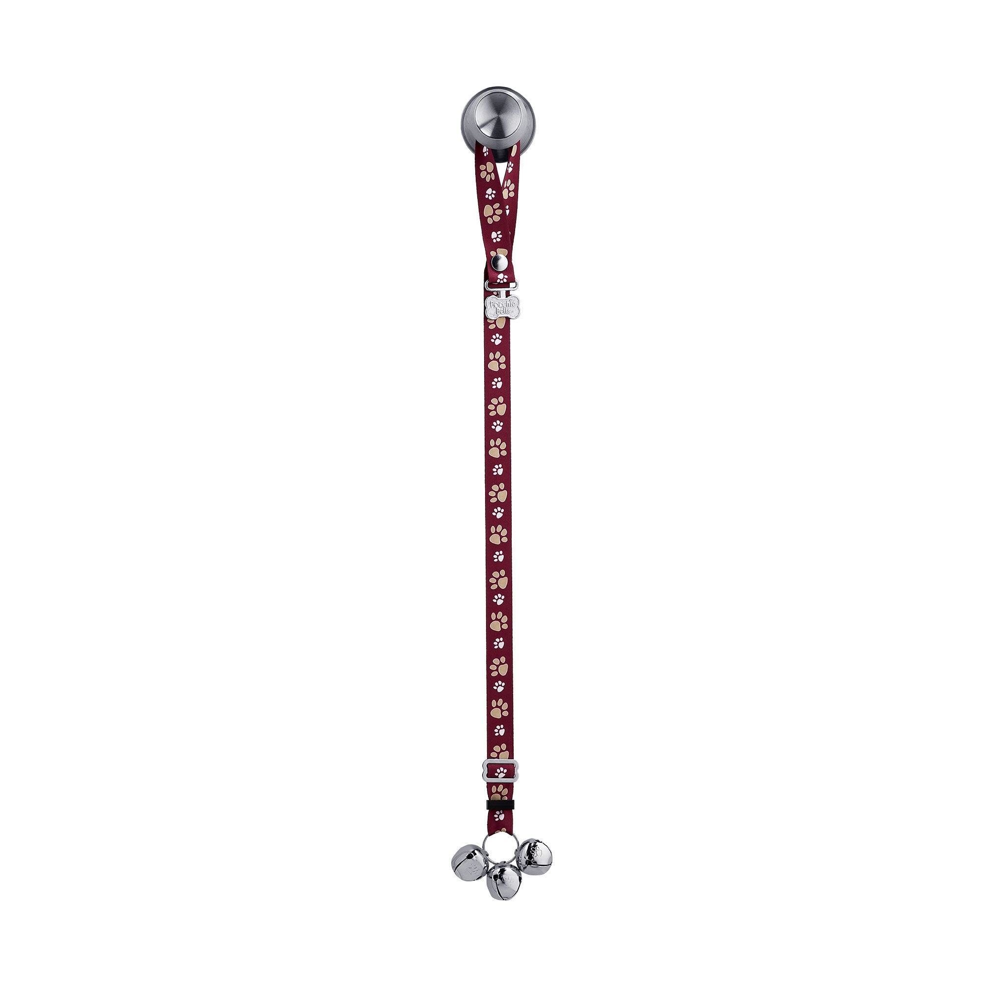 Adjustable PoochieBell - Team Tracks Garnet & Gold - My Store