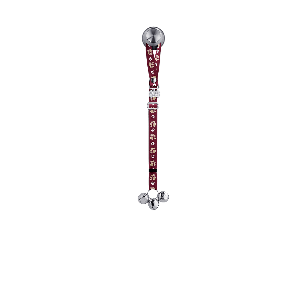 Adjustable PoochieBell - Team Tracks Garnet & Gold - My Store