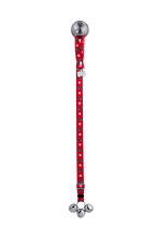 Adjustable PoochieBell - Team Tracks Red & Gray - My Store