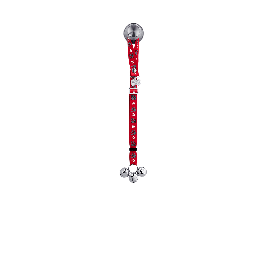 Adjustable PoochieBell - Team Tracks Red & Gray - My Store
