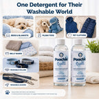 Poochie Suds Enzyme-Powered Pet Laundry Detergent Pack of 2 - Poochie-Pets