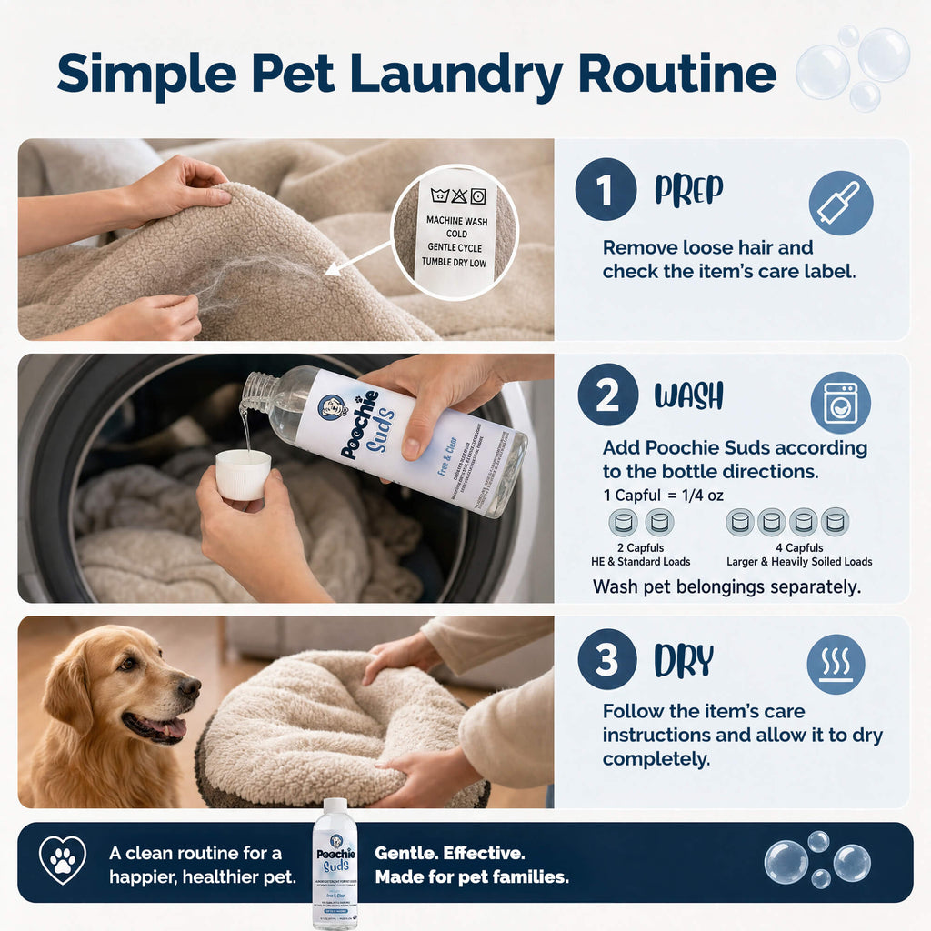 Poochie Suds Enzyme-Powered Pet Laundry Detergent Pack of 2 - Poochie-Pets