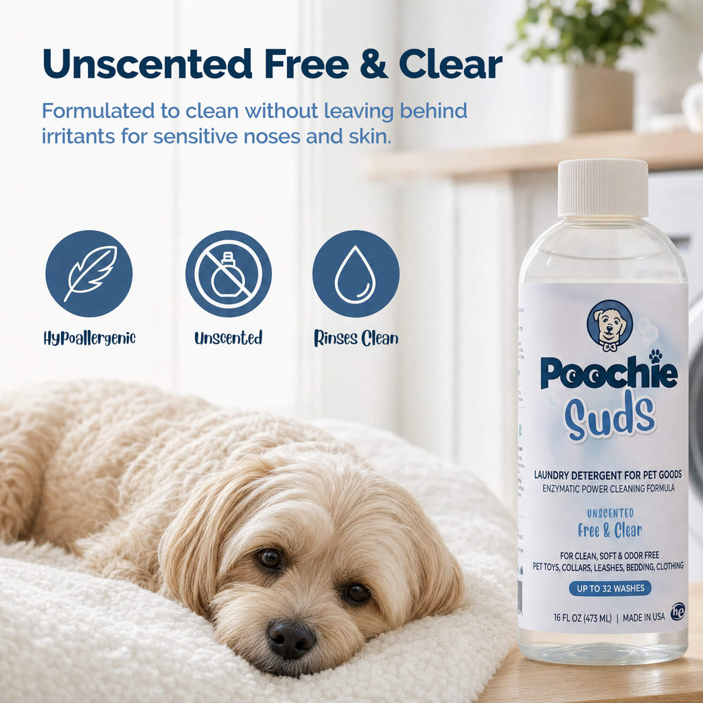 Poochie Suds Enzyme-Powered Pet Laundry Detergent Pack of 2 - Poochie-Pets