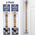 PoochieBells Adjustable Dog Doorbell 2-Pack | Cotton Webbing Wheat - Poochie-Pets