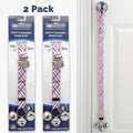 PoochieBells Adjustable Dog Doorbell 2-Pack | Plaid Bubble Bath - Poochie-Pets