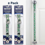 PoochieBells Adjustable Dog Doorbell 2-Pack | Plaid Country Cottage - Poochie-Pets