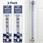 PoochieBells Adjustable Dog Doorbell 2-Pack | Signature Tracks Gray - Poochie-Pets