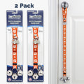 PoochieBells Adjustable Dog Doorbell 2-Pack | Signature Tracks Orange - Poochie-Pets