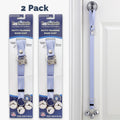 PoochieBells Adjustable Dog Doorbell 2-Pack | Solid Wisteria Purple - Poochie-Pets