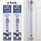 PoochieBells Adjustable Dog Doorbell 2-Pack | Solid Wisteria Purple - Poochie-Pets