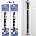 PoochieBells Adjustable Dog Doorbell 2-Pack | Team Tracks Black & Gold - Poochie-Pets