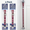 PoochieBells Adjustable Dog Doorbell 2-Pack | Team Tracks Garnet & Gold - Poochie-Pets
