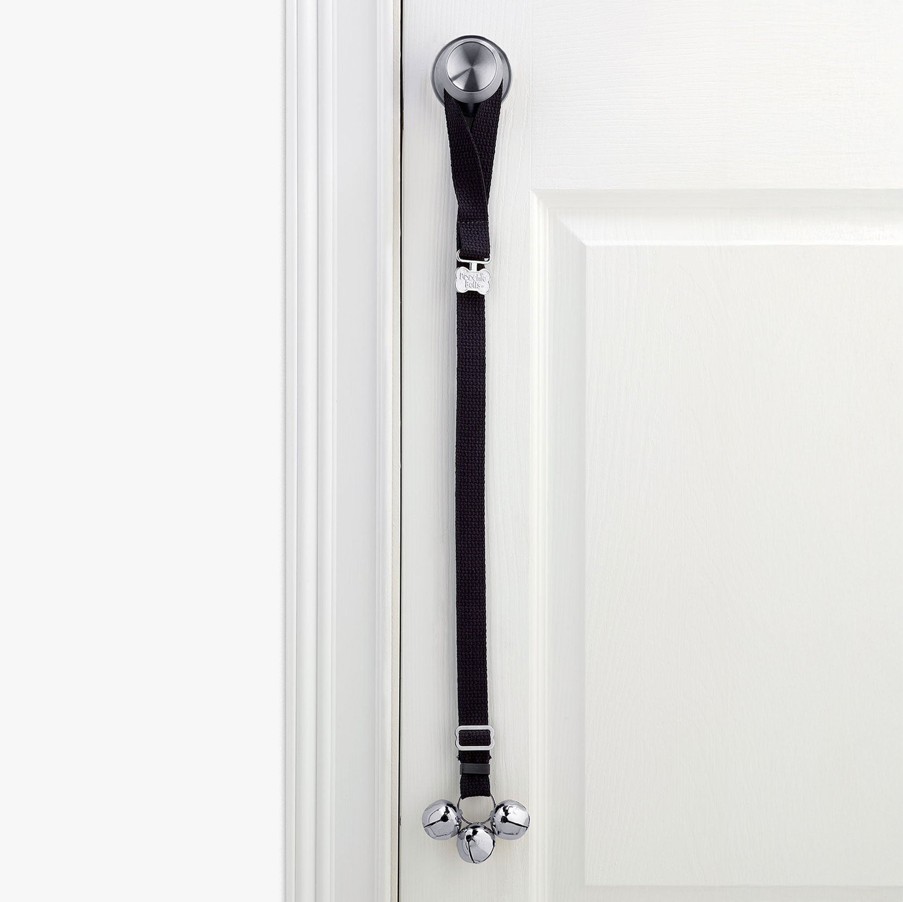 PoochieBells Black Cotton Webbing - Poochie - Pets