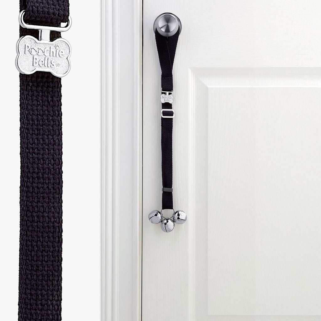 PoochieBells Black Cotton Webbing - Poochie - Pets