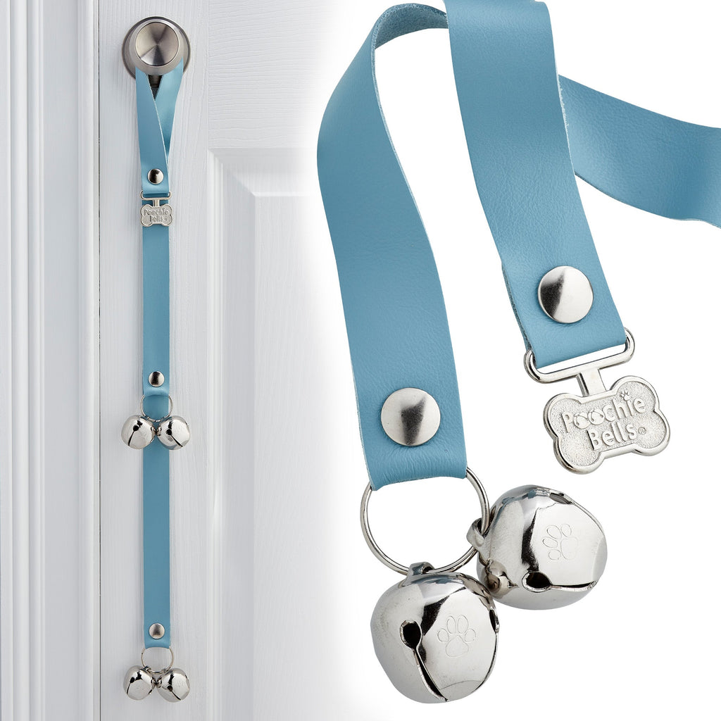 PoochieBells Classic Dog Doorbell Home Training | Lux Leather - Poochie-Pets