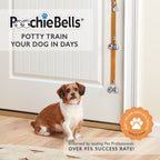 PoochieBells Classic Dog Doorbell Home Training | Lux Leather - Poochie-Pets