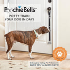 PoochieBells Classic Dog Doorbell Home Training | Lux Leather - Poochie-Pets