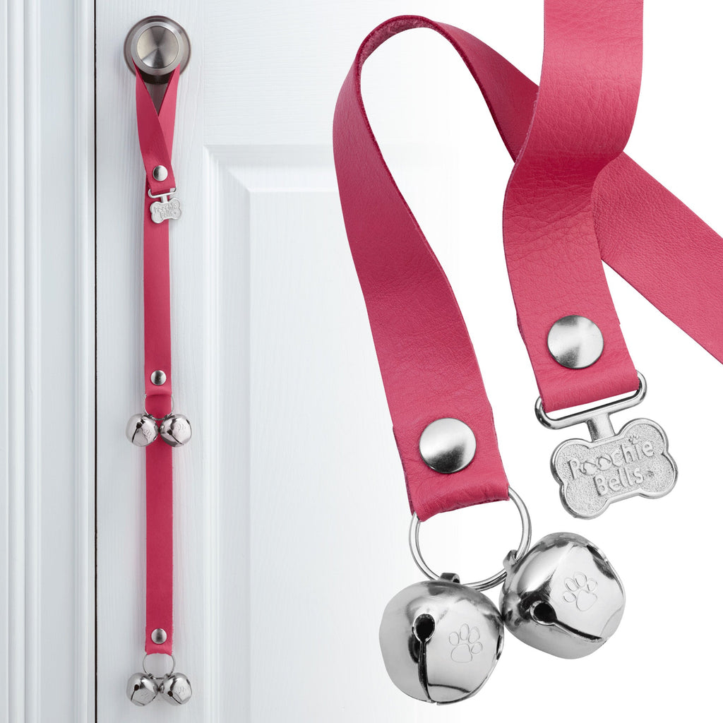 PoochieBells Classic Dog Doorbell Home Training | Lux Leather - Poochie-Pets
