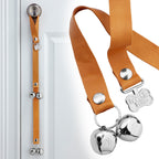 PoochieBells Classic Dog Doorbell Home Training | Lux Leather - Poochie-Pets