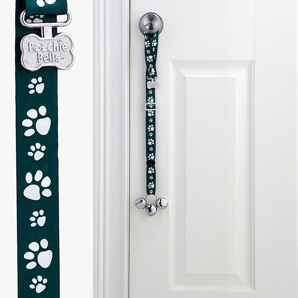 PoochieBells Dark Green Signature Tracks - Poochie - Pets