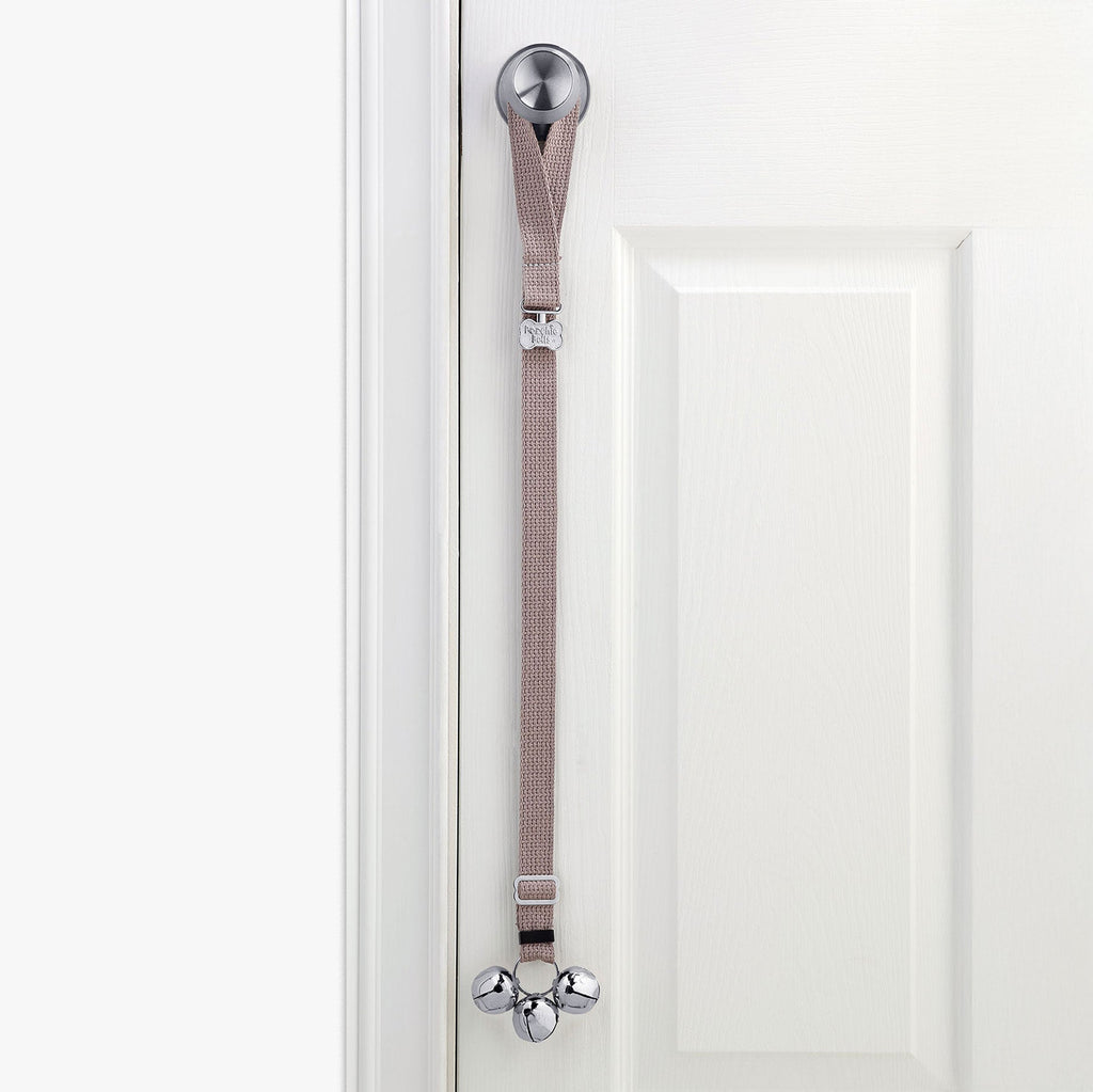 PoochieBells Stone Gray Cotton Webbing - Poochie - Pets