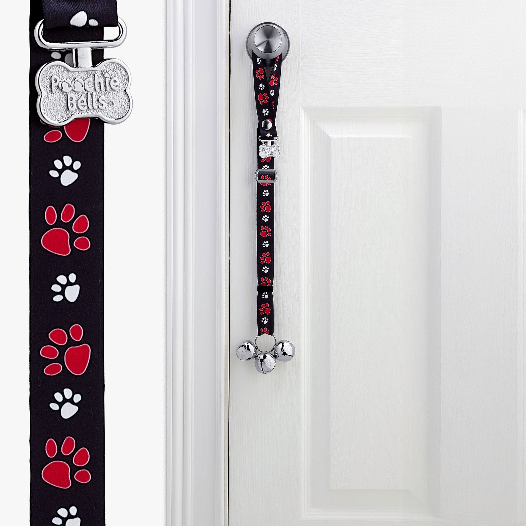 PoochieBells Team Tracks Black & Red - Poochie - Pets