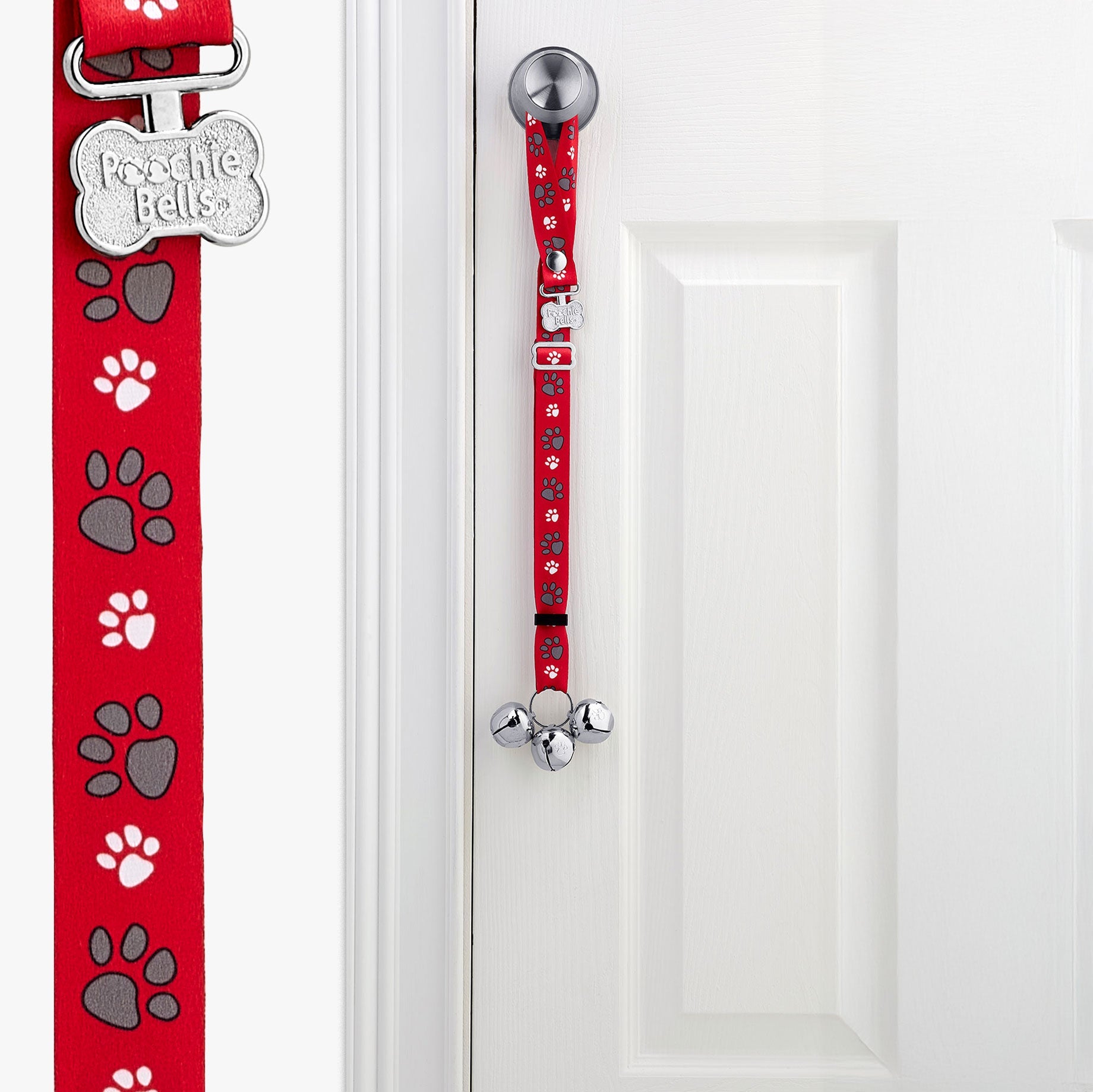 PoochieBells Team Tracks Red & Gray - Poochie - Pets