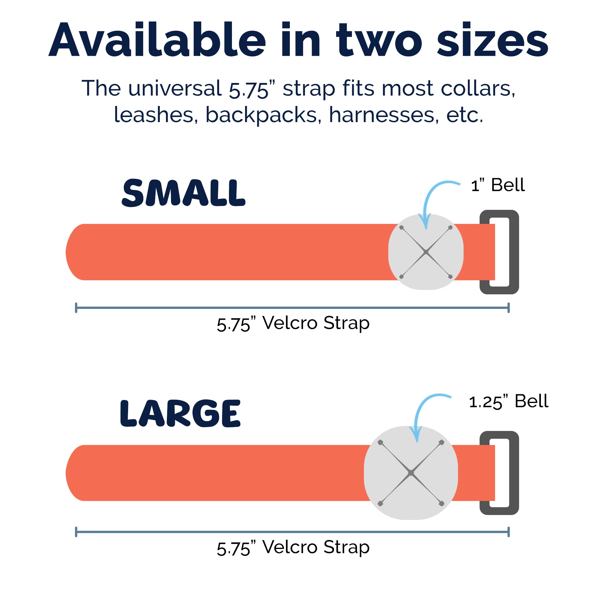 TrailBlazin’ Bear Bells Orange - Poochie - Pets